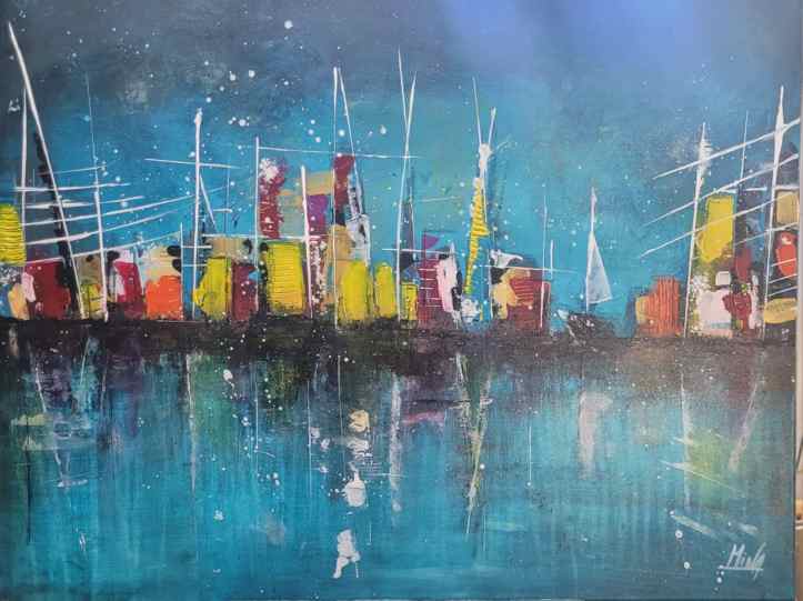 Marine Onirique de Mina, Artiste Peintre de la Drôme