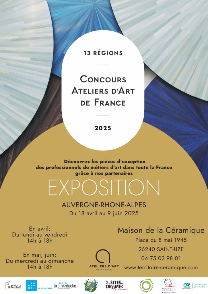 La Maison de la Céramique accueille l’exposition régionale du Concours « Ateliers d’Art de France » – Auvergne-Rhône-Alpes