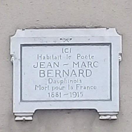 Jean-Marc Bernard – Le Poète dauphinois de Saint-Rambert-d’Albon