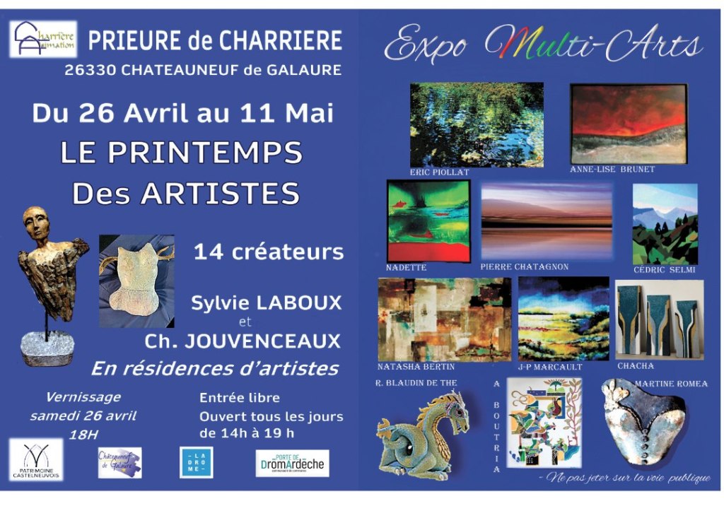 Sylvie Laboux au Prieuré de Charrière : Le grès au service de l'émotion – Une poésie de la matière dans l'Expo Multi-Arts 2025