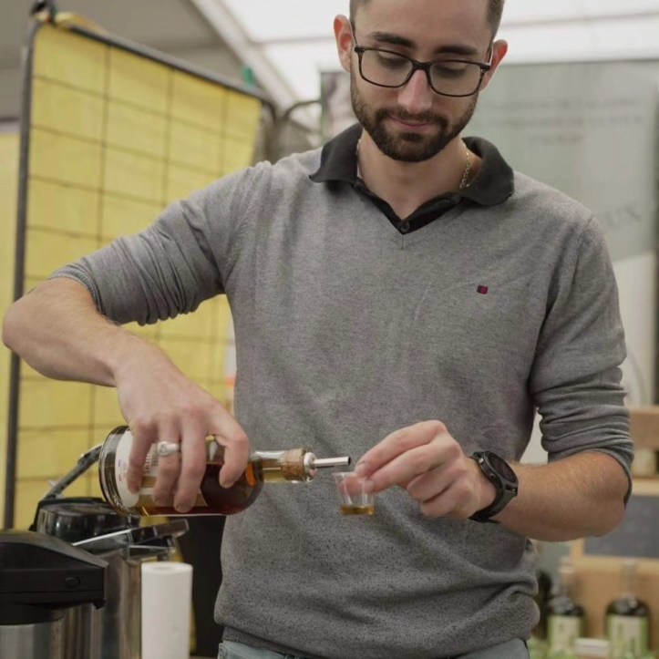 Corentin Rignol, fondateur de L'Alambic de la Tour d'Albon