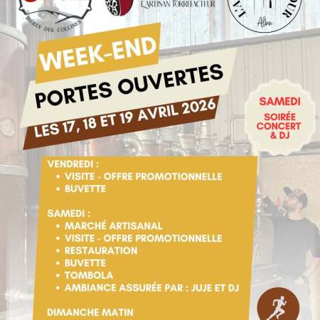 Portes Ouvertes à L'Alambic de la Tour d'Albon : 17-19 avril 2026