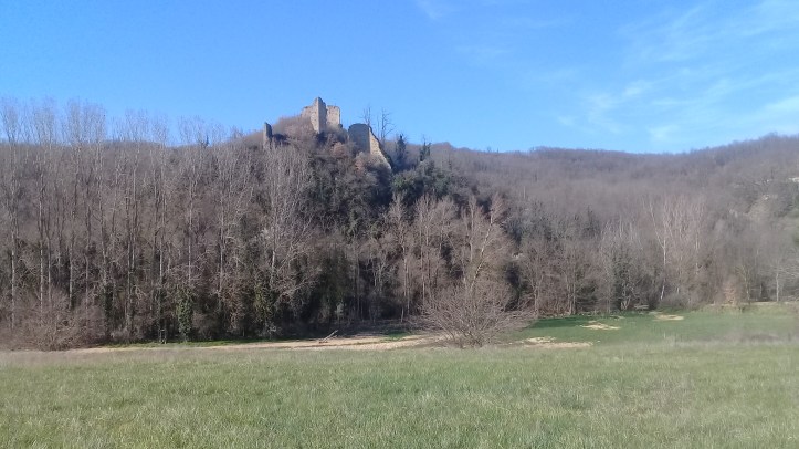 Ruines du château de Mantaille, à Anneyron, où fut élu Boson de Provence le 15 octobre 879 